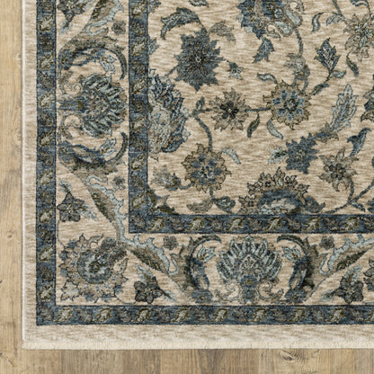 Oriental Weavers Aberdeen  Beige Blue Traditional