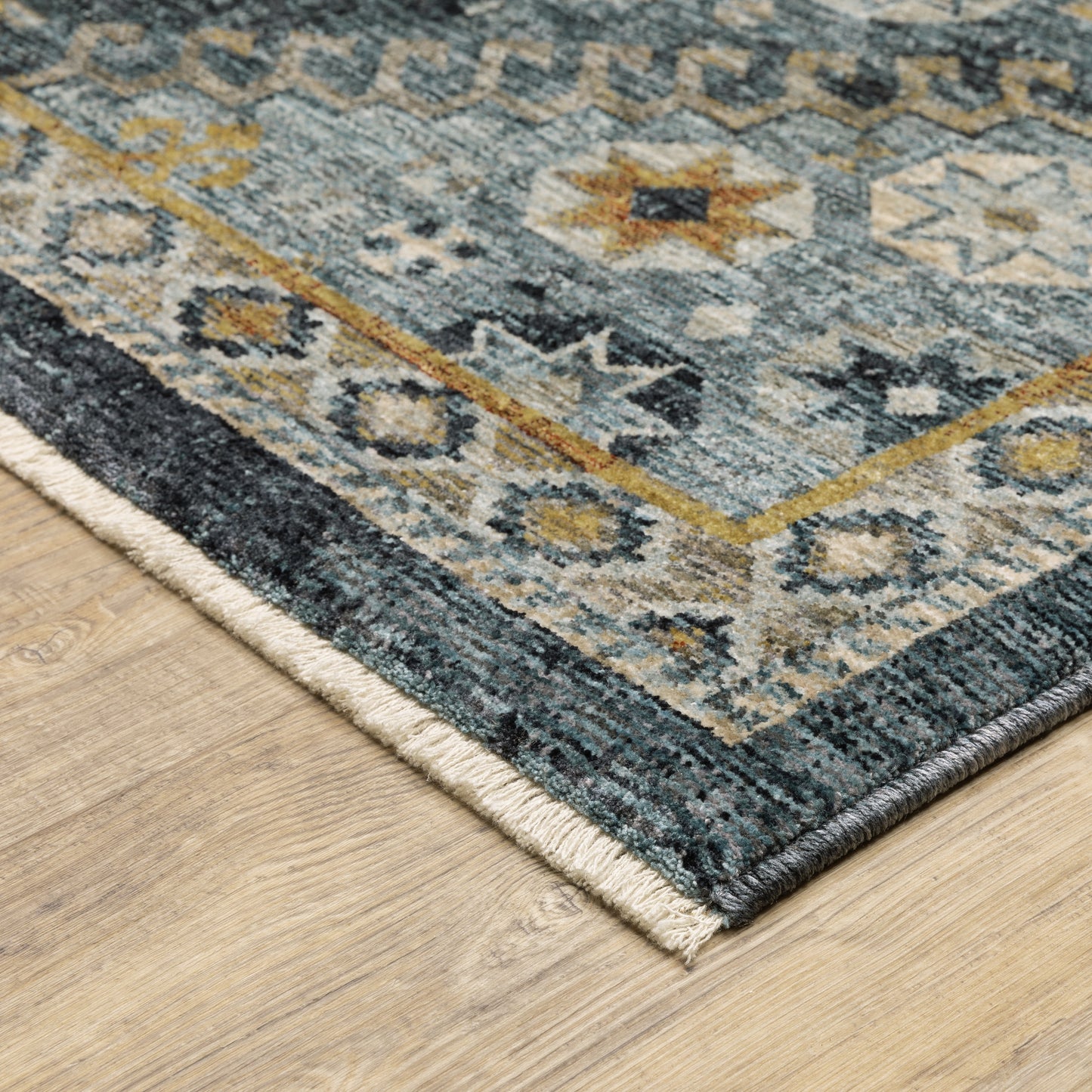 Oriental Weavers Aberdeen  Blue Gold Traditional