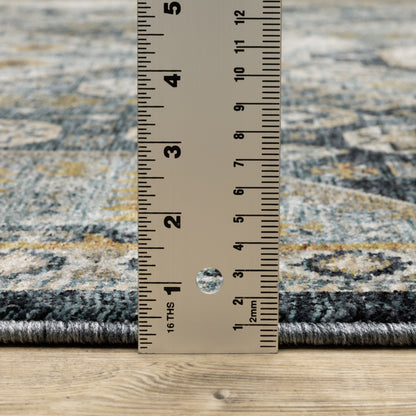 Oriental Weavers Aberdeen  Blue Gold Traditional