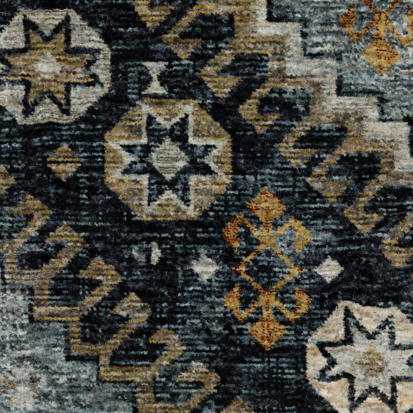 Oriental Weavers Aberdeen  Blue Gold Traditional