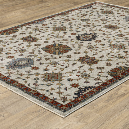 Oriental Weavers Aberdeen  Ivory Multi Traditional