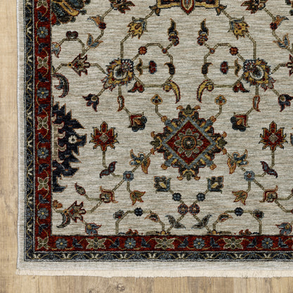 Oriental Weavers Aberdeen  Ivory Multi Traditional