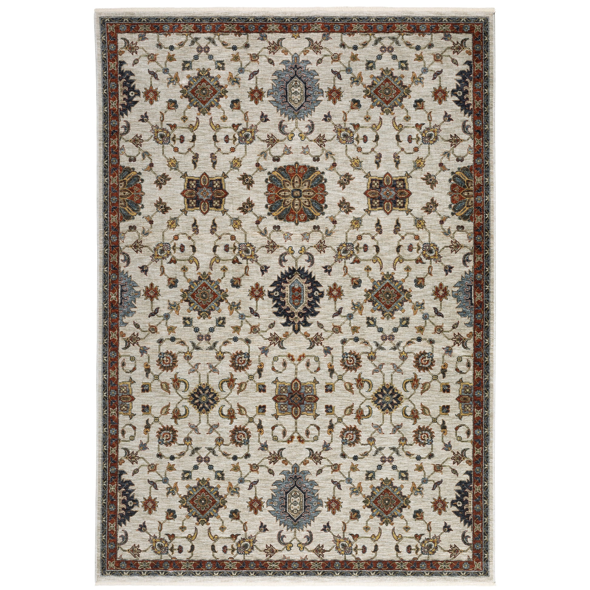 Oriental Weavers Aberdeen  Ivory Multi Traditional