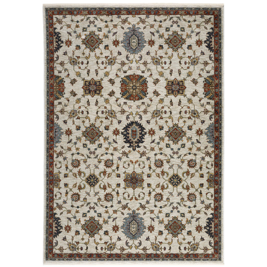 Oriental Weavers Aberdeen  Ivory Multi Traditional