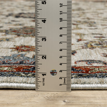 Oriental Weavers Aberdeen  Ivory Multi Traditional