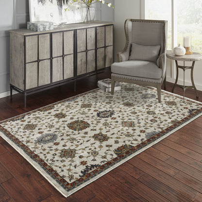 Oriental Weavers Aberdeen  Ivory Multi Traditional