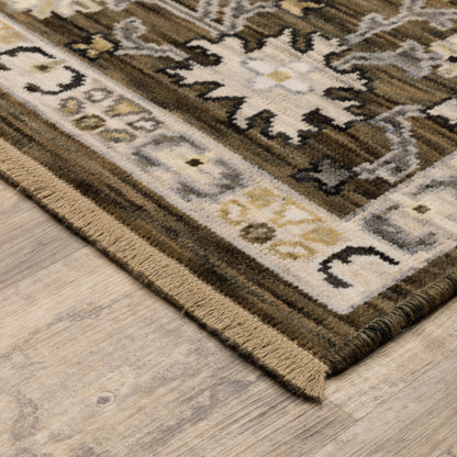 Oriental Weavers Acacia  Brown Tan Traditional