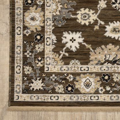 Oriental Weavers Acacia  Brown Tan Traditional