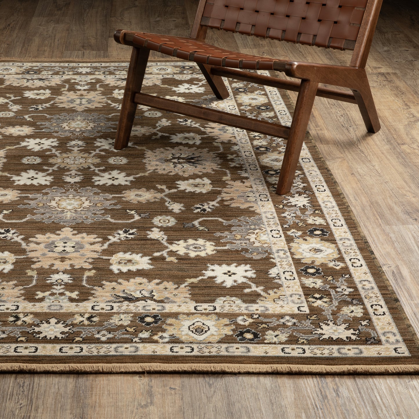 Oriental Weavers Acacia  Brown Tan Traditional