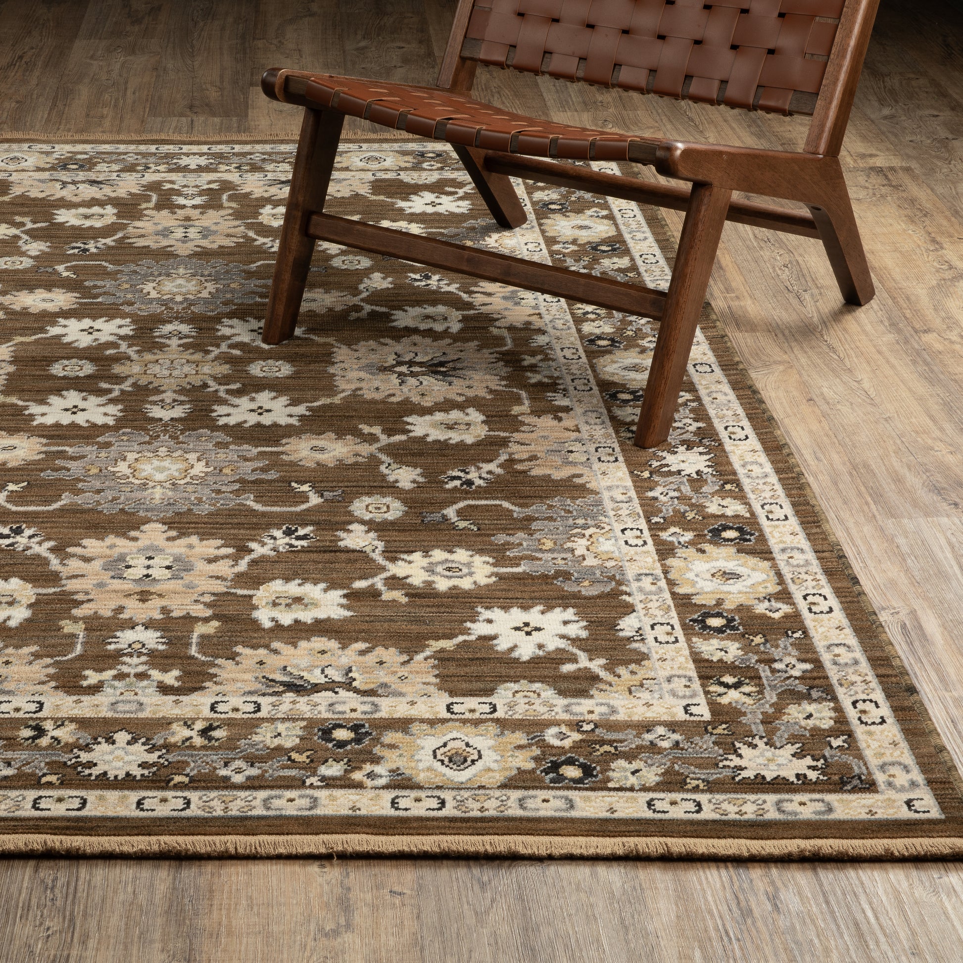 Oriental Weavers Acacia  Brown Tan Traditional