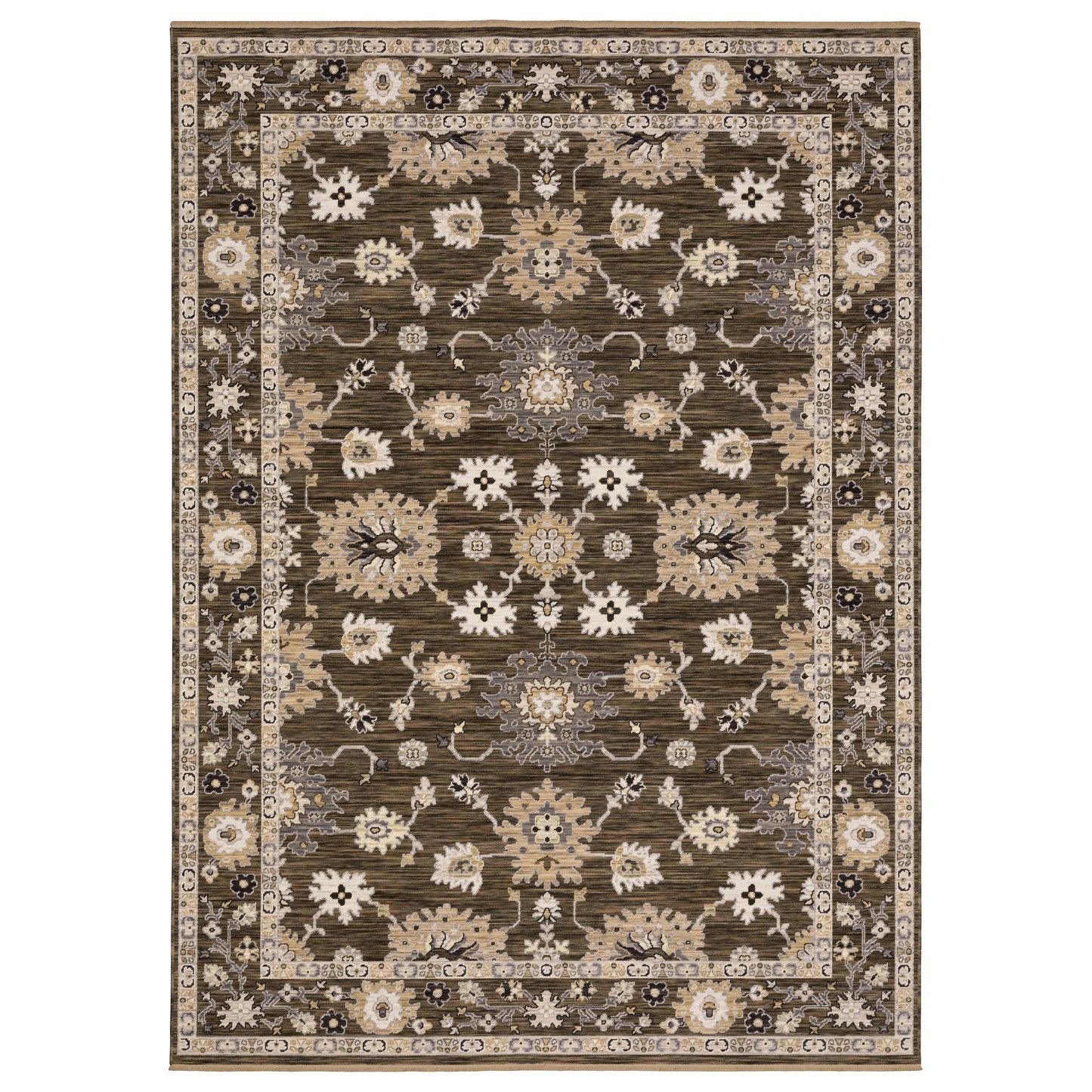 Oriental Weavers Acacia  Brown Tan Traditional