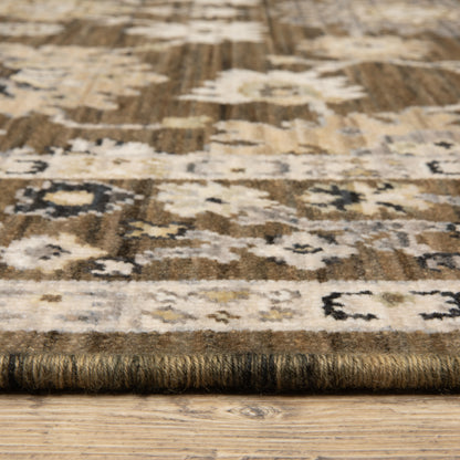 Oriental Weavers Acacia  Brown Tan Traditional