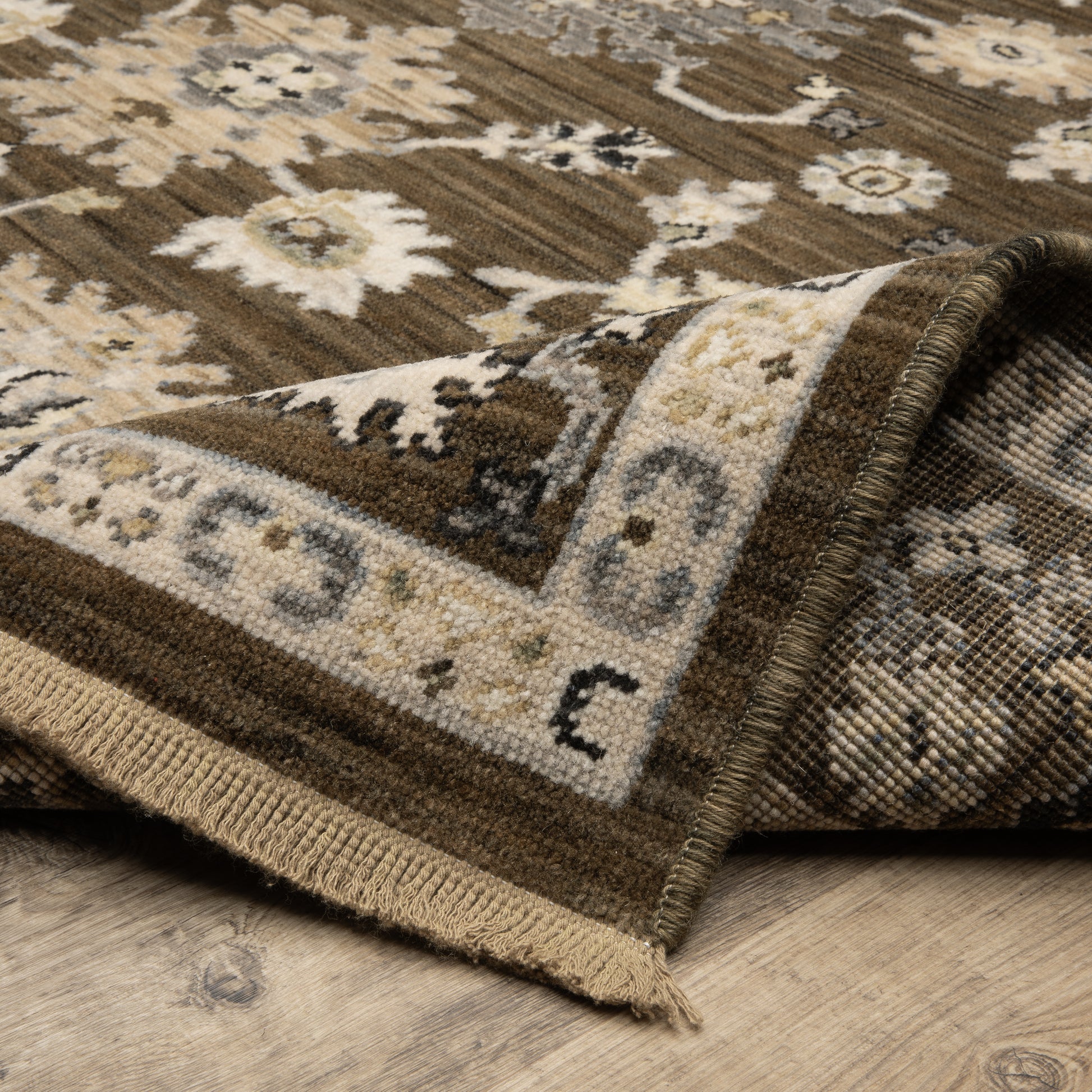 Oriental Weavers Acacia  Brown Tan Traditional