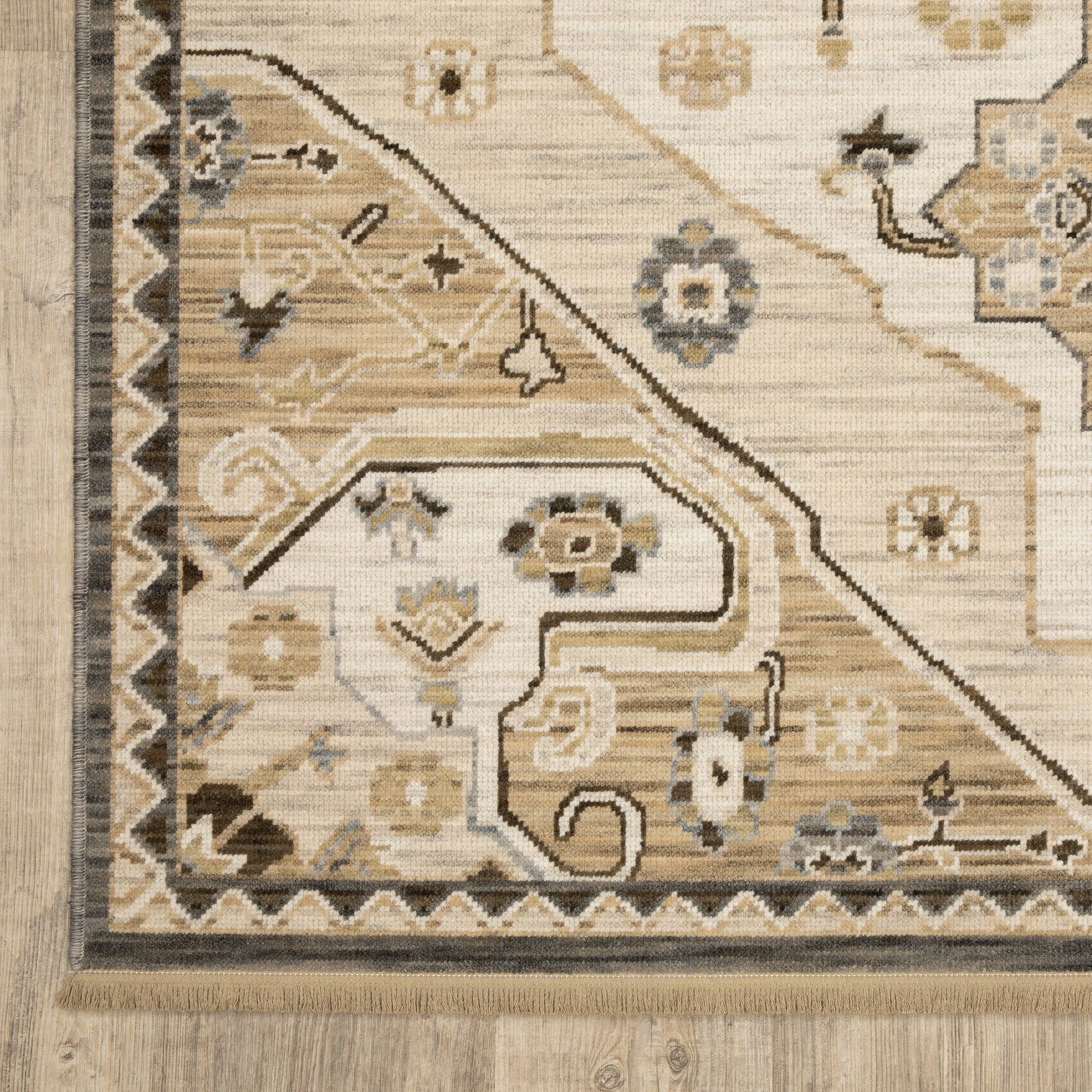 Oriental Weavers Acacia  Tan Grey Traditional