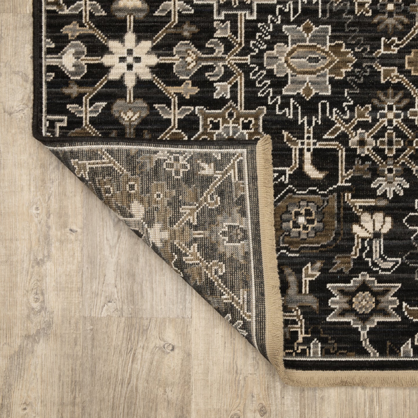 Oriental Weavers Acacia  Black Tan Traditional