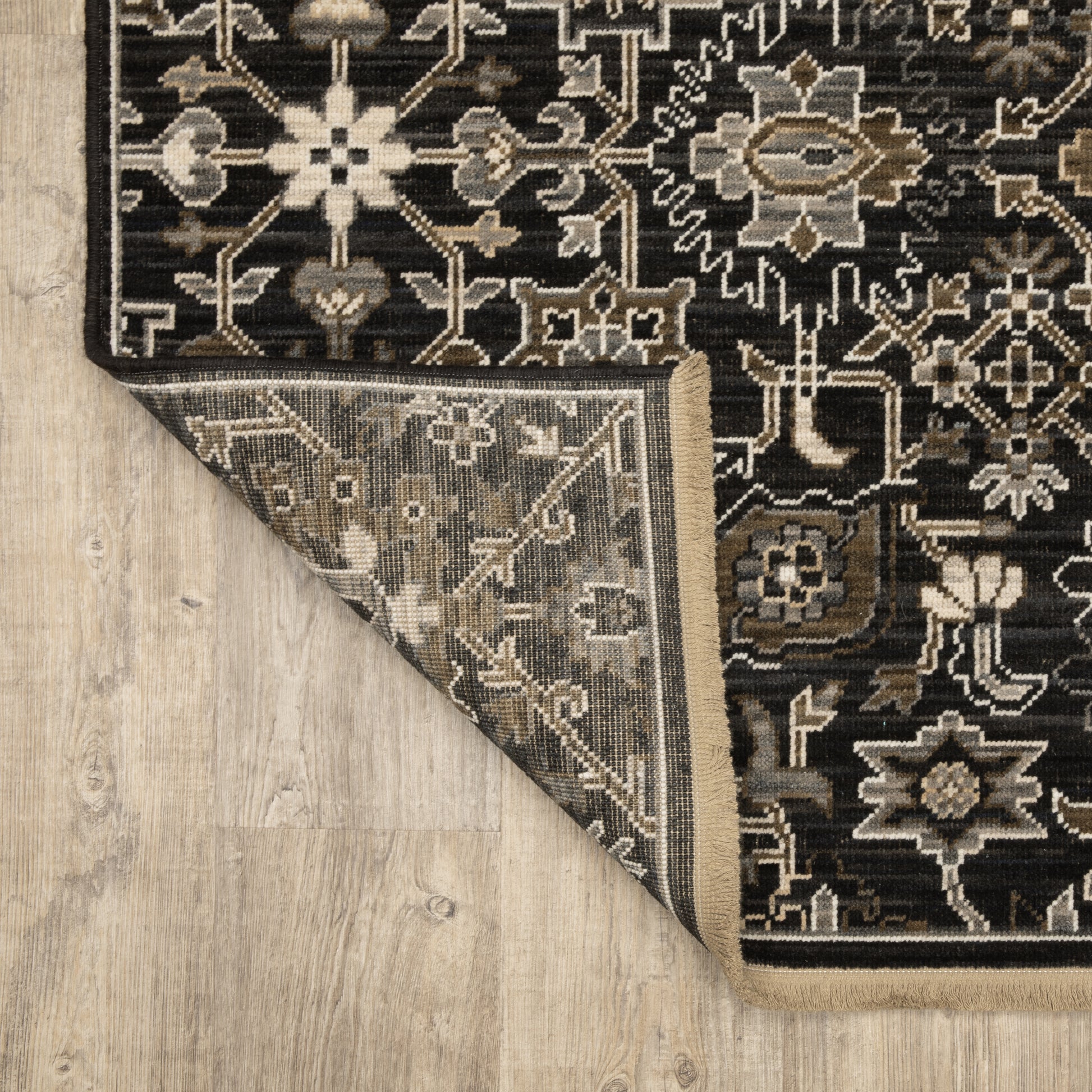 Oriental Weavers Acacia  Black Tan Traditional