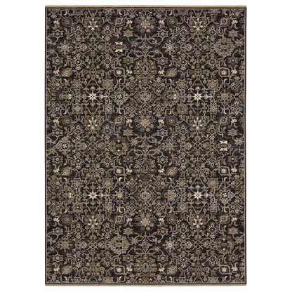 Oriental Weavers Acacia  Black Tan Traditional