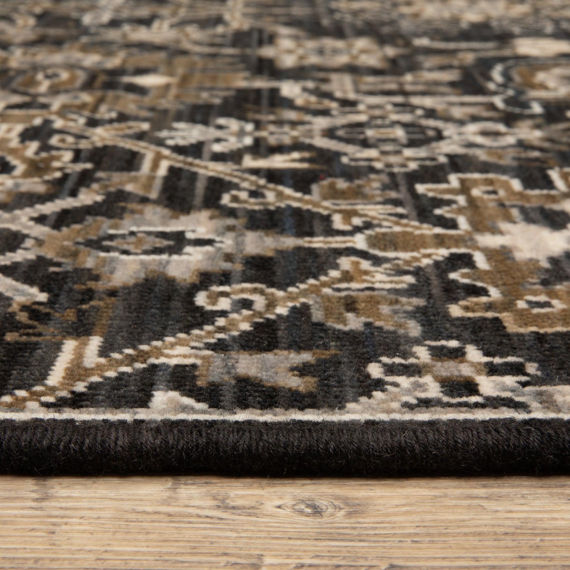 Oriental Weavers Acacia  Black Tan Traditional