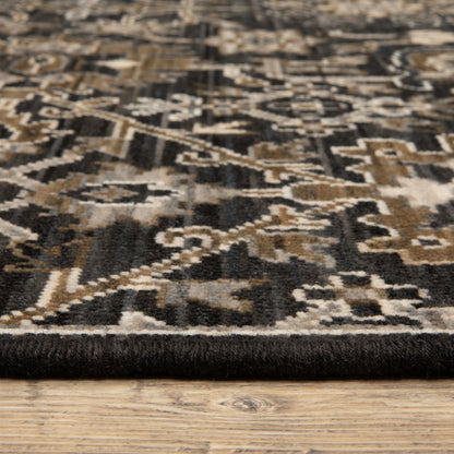 Oriental Weavers Acacia  Black Tan Traditional