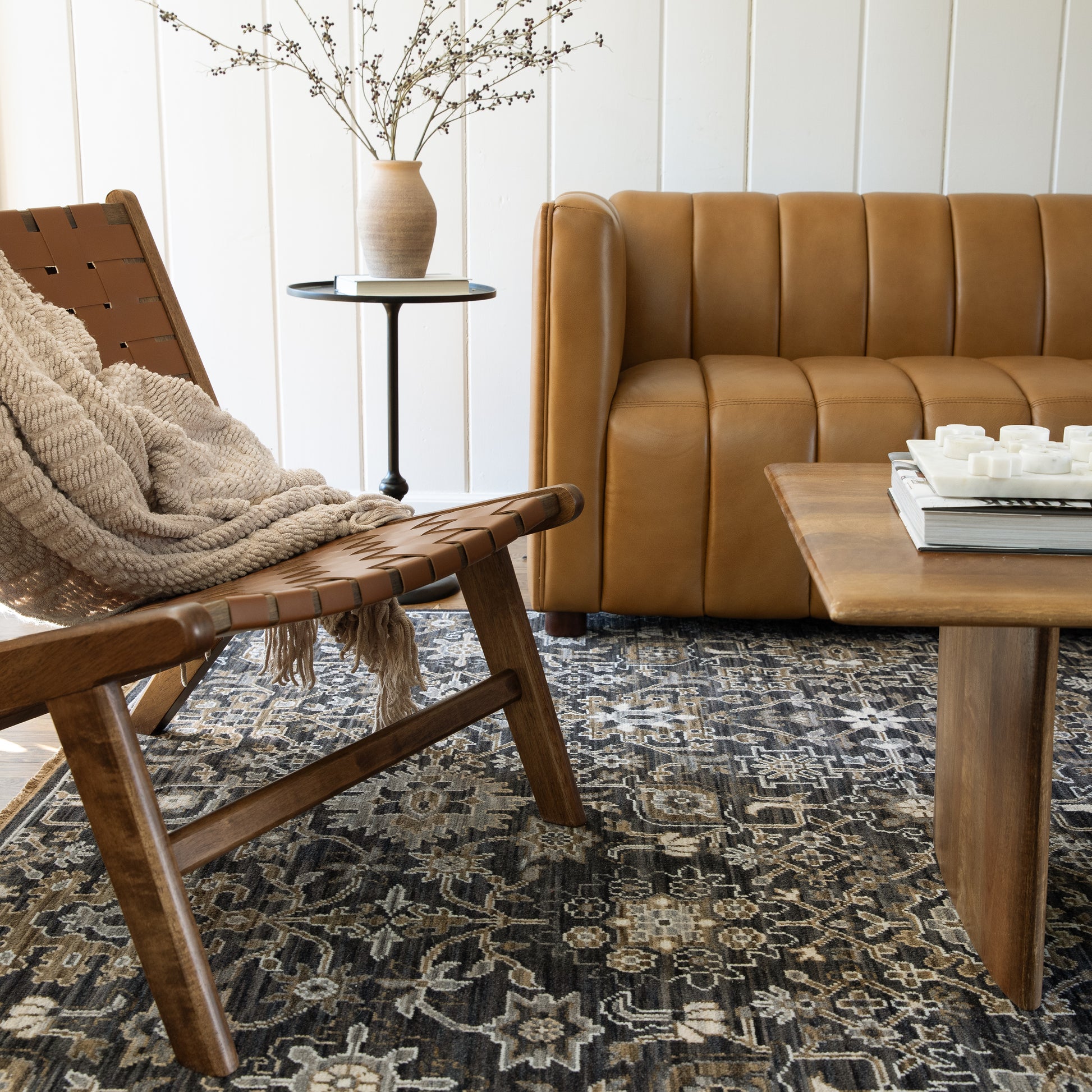 Oriental Weavers Acacia  Black Tan Traditional