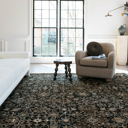 Oriental Weavers Acacia  Black Tan Traditional