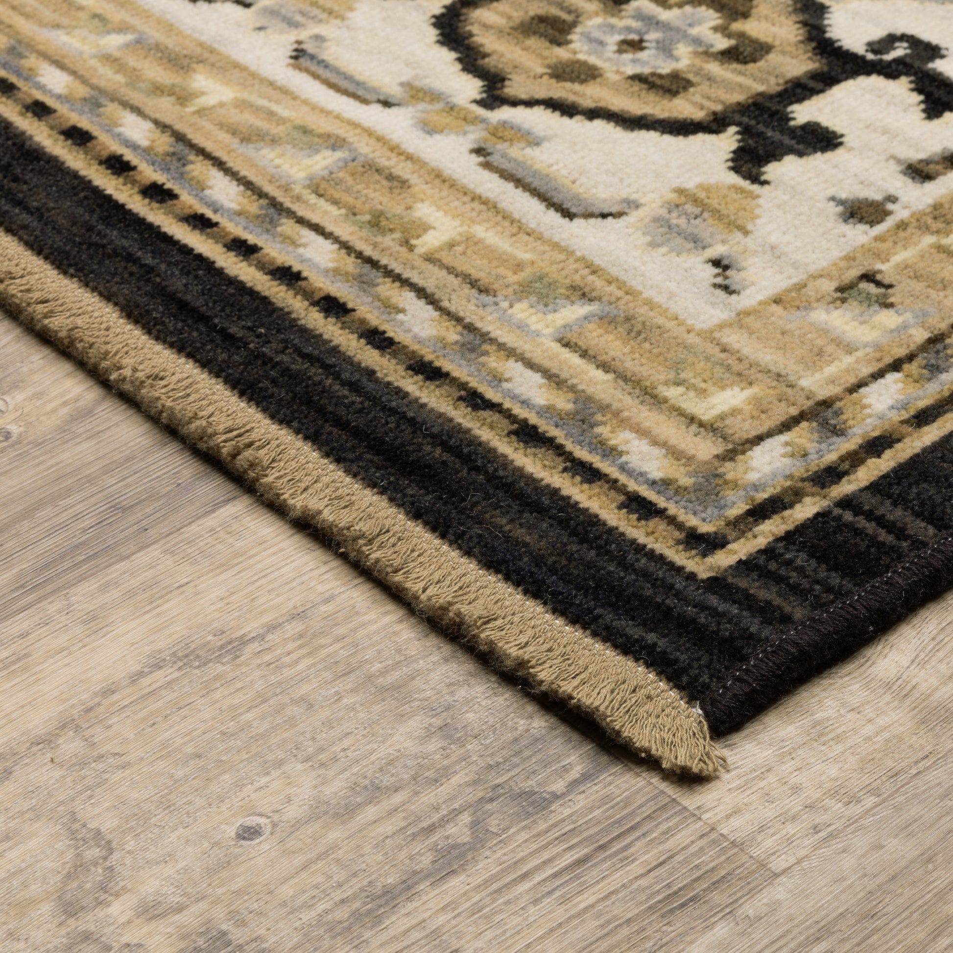 Oriental Weavers Acacia  Tan Black Traditional