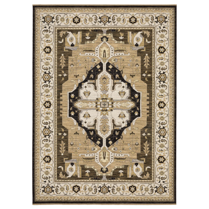 Oriental Weavers Acacia  Tan Black Traditional