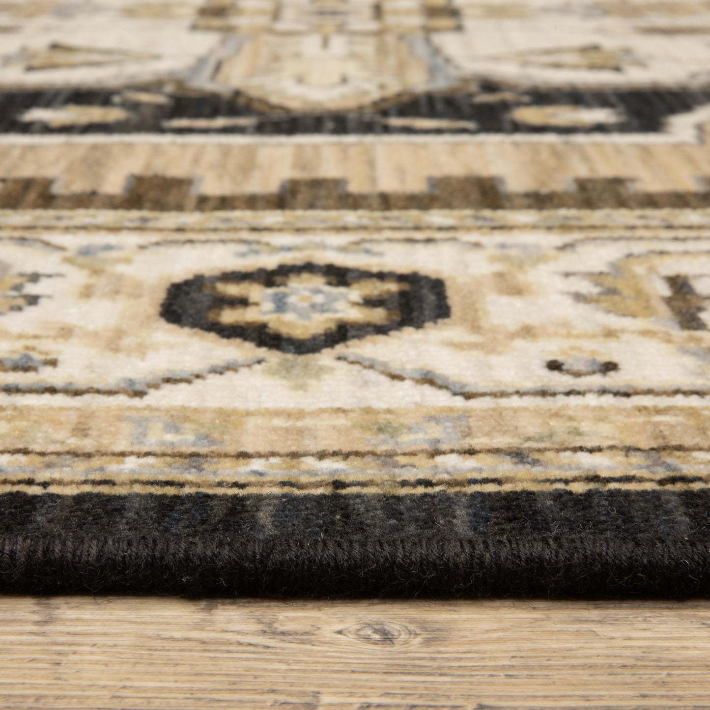 Oriental Weavers Acacia  Tan Black Traditional