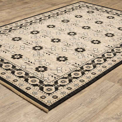 Oriental Weavers Acacia  Beige Black Traditional