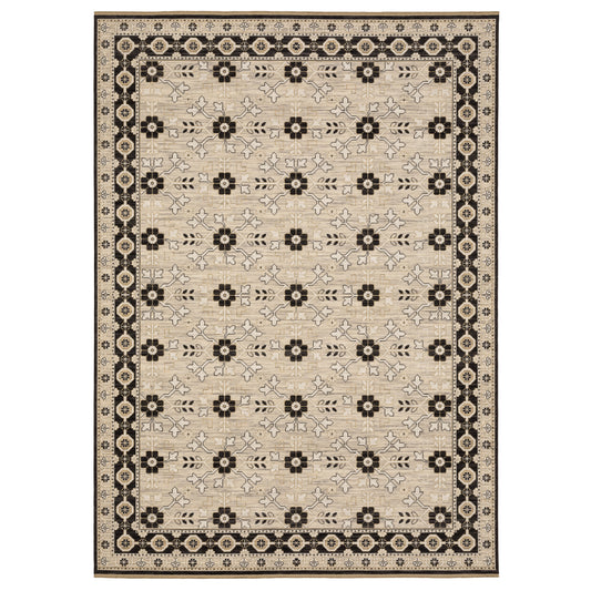 Oriental Weavers Acacia  Beige Black Traditional