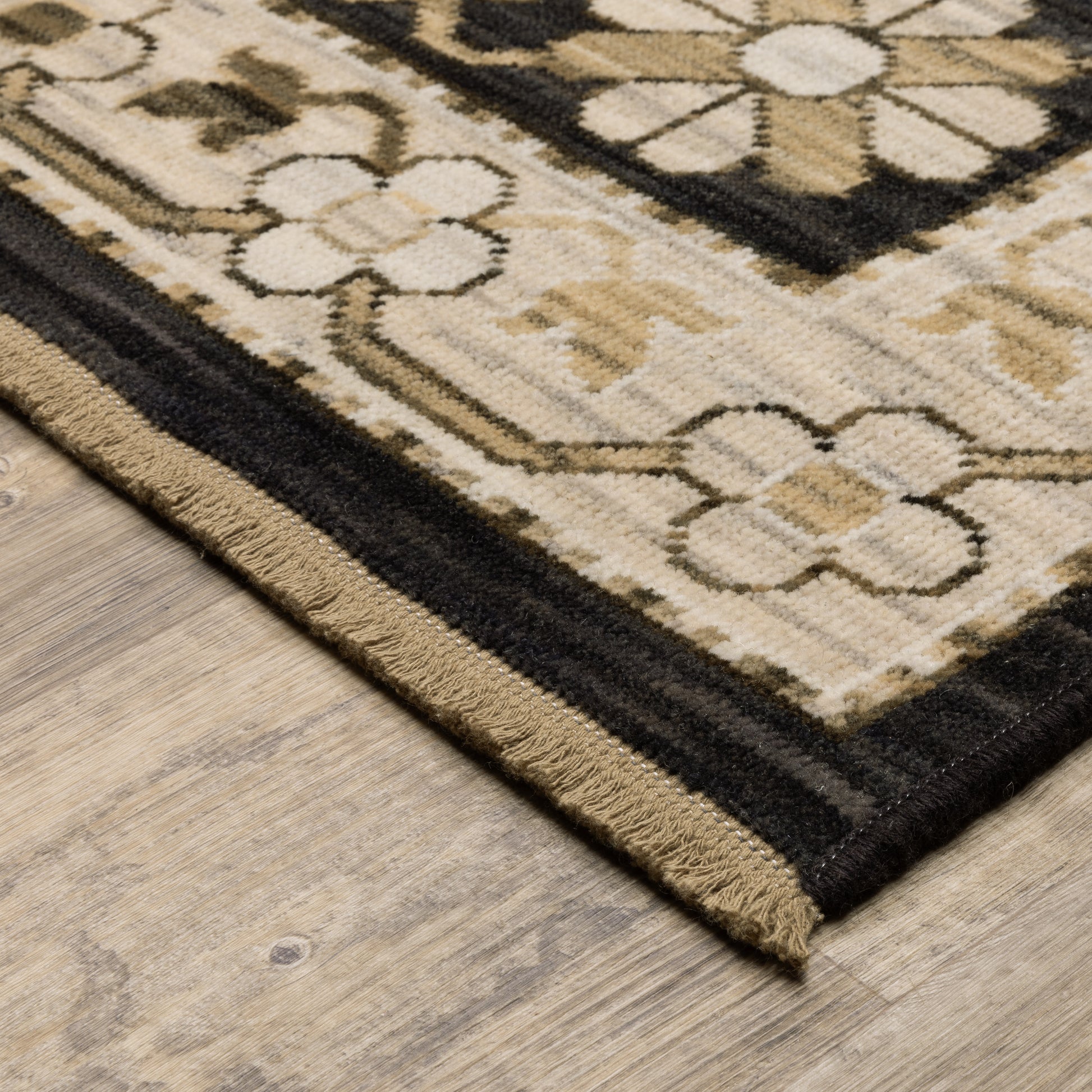 Oriental Weavers Acacia  Black Beige Traditional