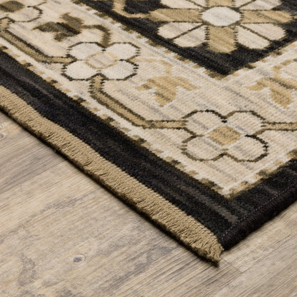 Oriental Weavers Acacia  Black Beige Traditional