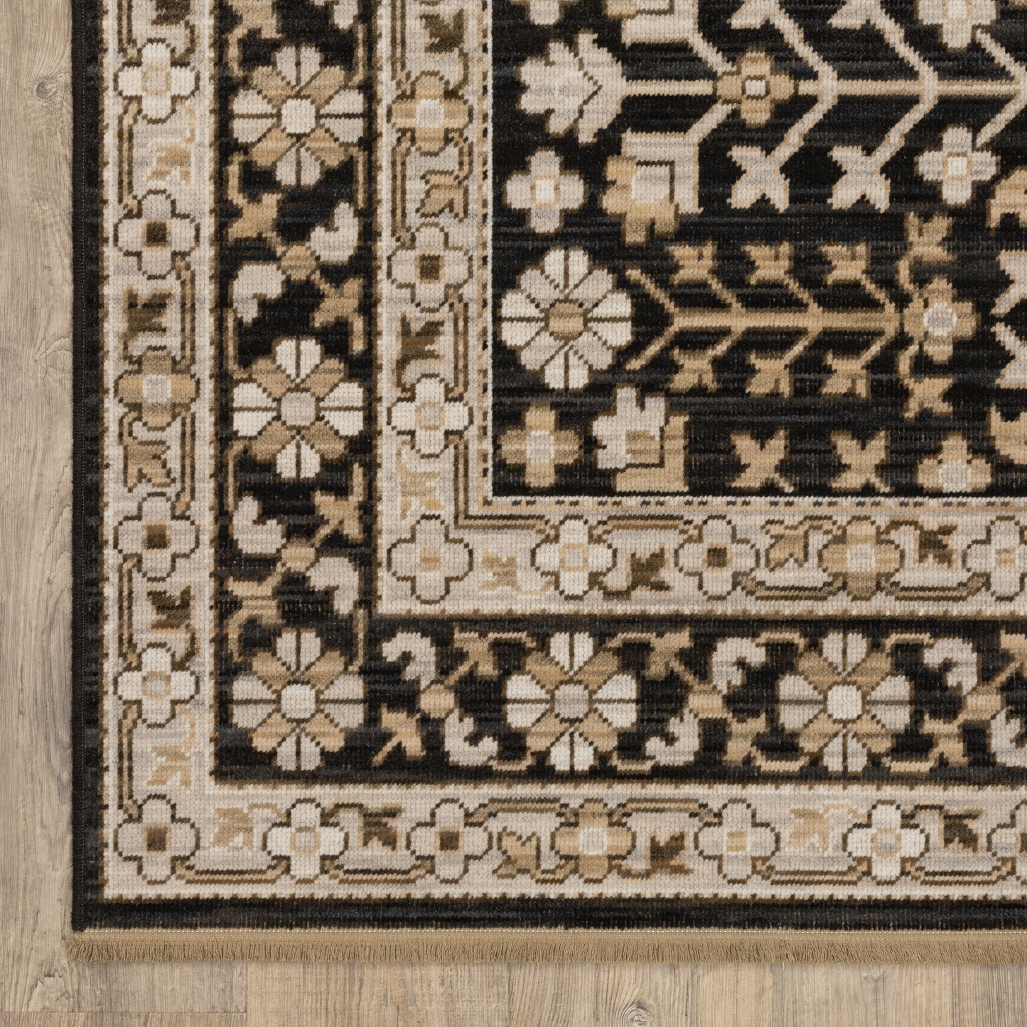 Oriental Weavers Acacia  Black Beige Traditional
