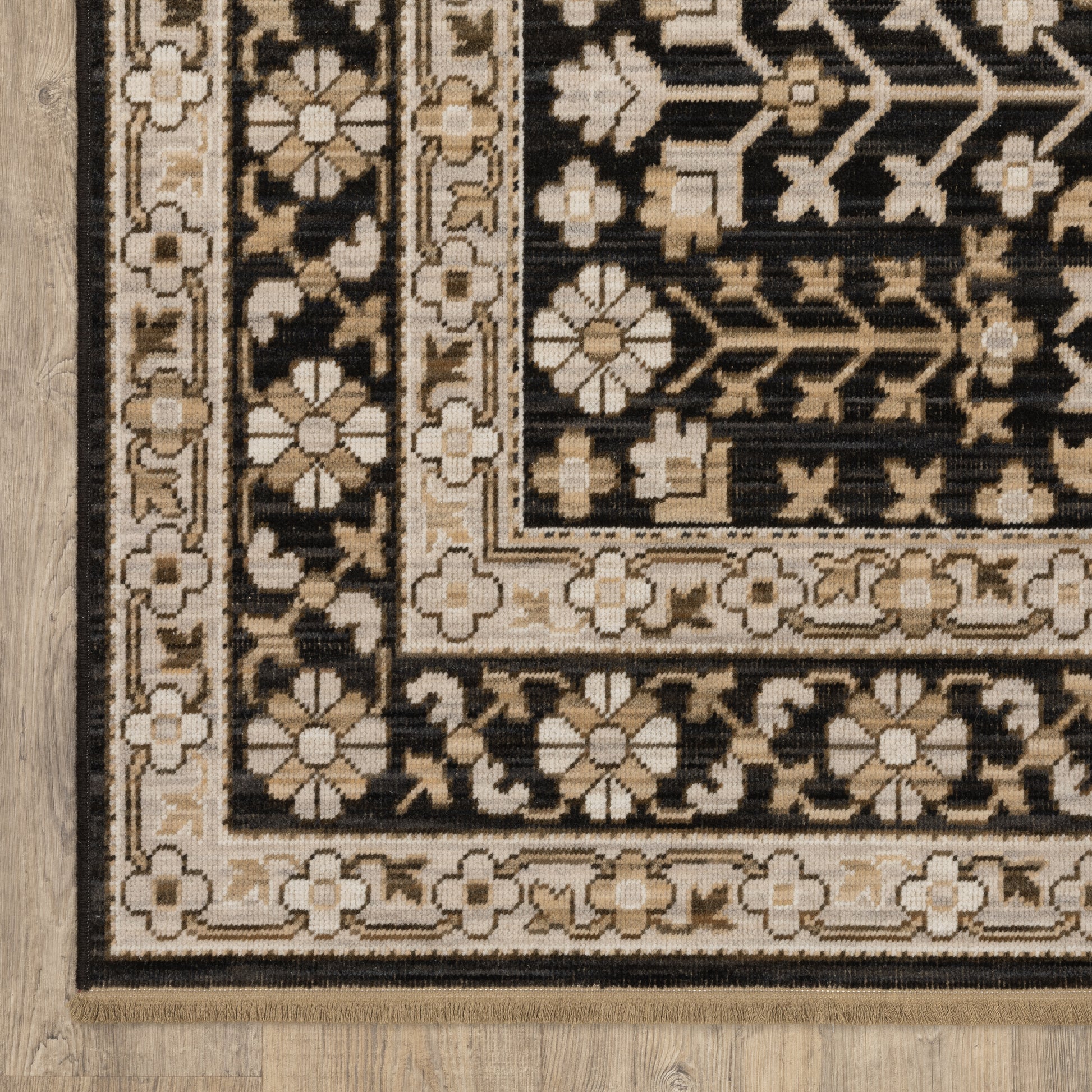 Oriental Weavers Acacia  Black Beige Traditional