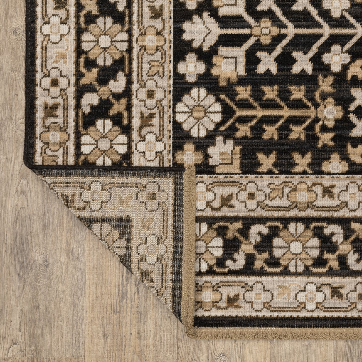 Oriental Weavers Acacia  Black Beige Traditional