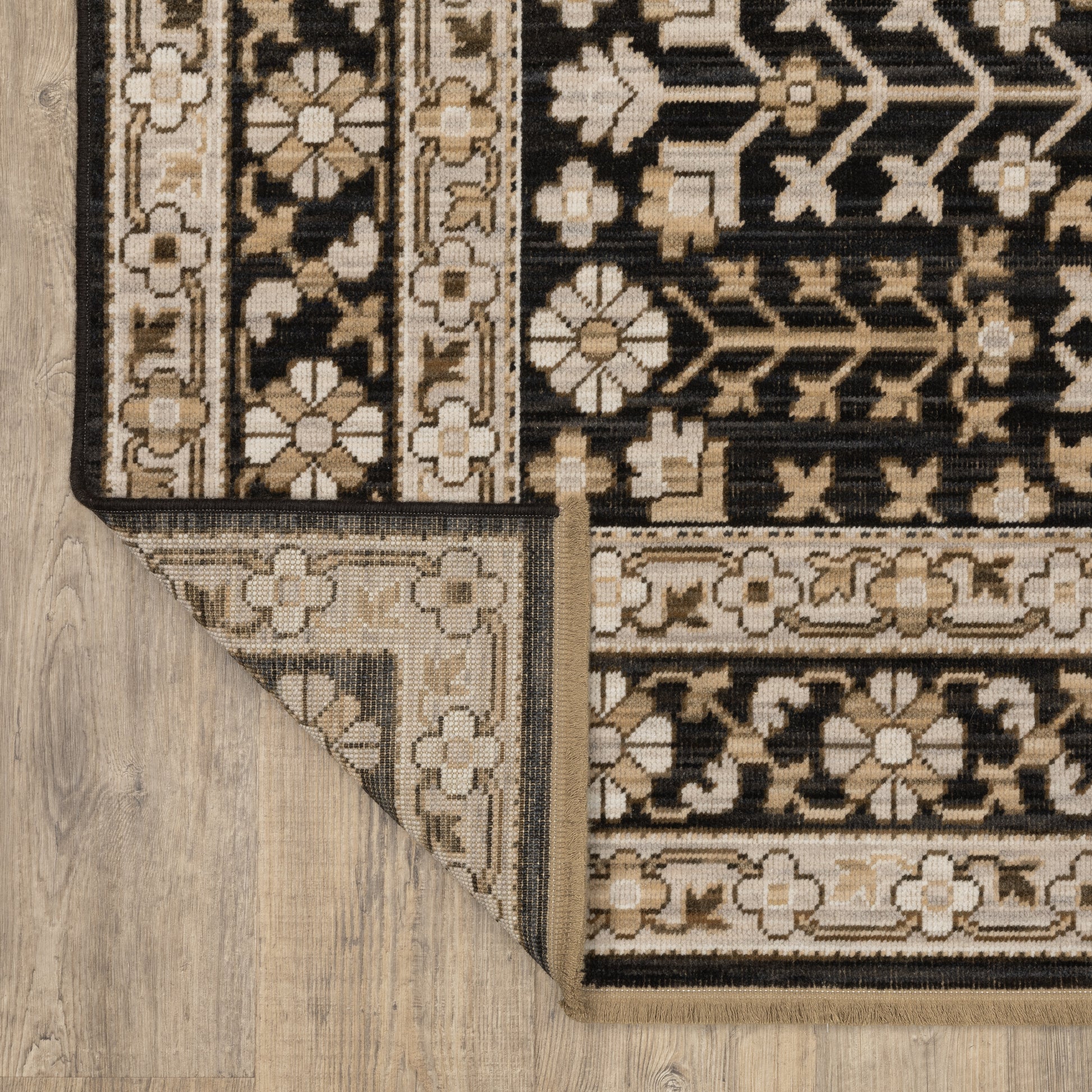 Oriental Weavers Acacia  Black Beige Traditional