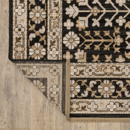 Oriental Weavers Acacia  Black Beige Traditional