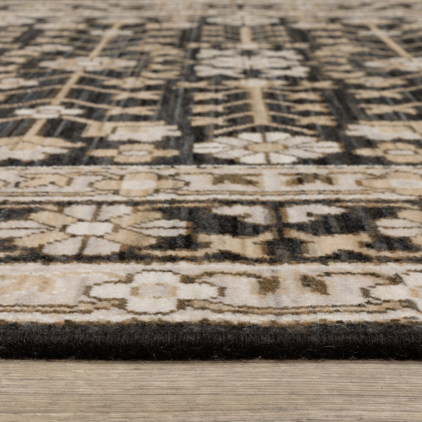 Oriental Weavers Acacia  Black Beige Traditional