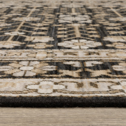 Oriental Weavers Acacia  Black Beige Traditional