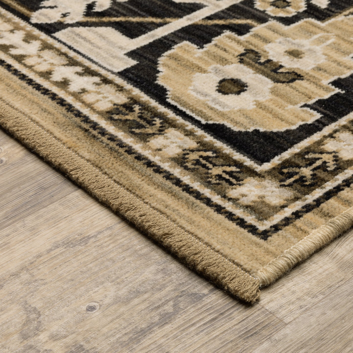 Oriental Weavers Acacia  Tan Black Traditional
