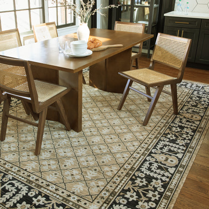 Oriental Weavers Acacia  Tan Black Traditional