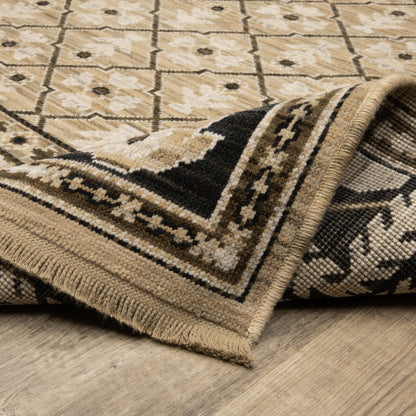 Oriental Weavers Acacia  Tan Black Traditional