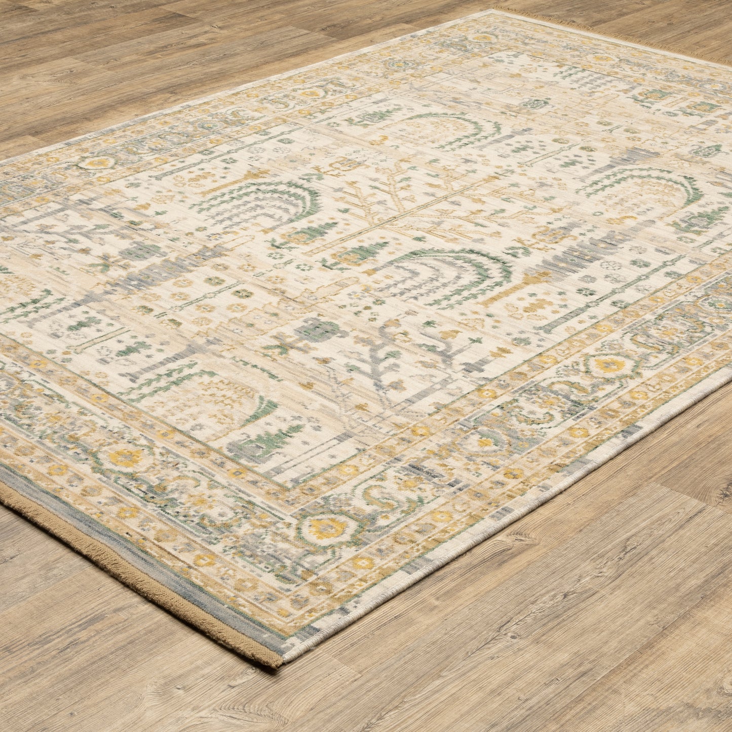 Oriental Weavers Acacia  Beige Green Traditional