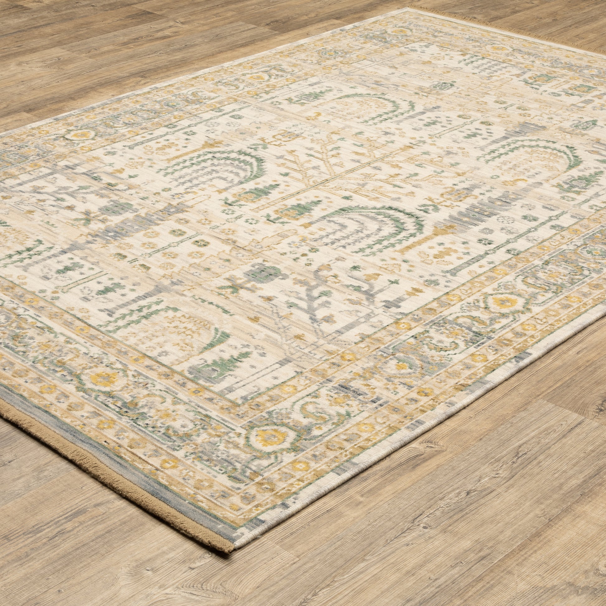 Oriental Weavers Acacia  Beige Green Traditional
