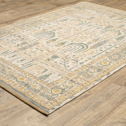 Oriental Weavers Acacia  Beige Green Traditional