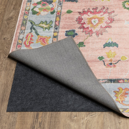 Oriental Weavers Addison  Pink Blue Traditional