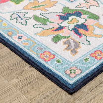 Oriental Weavers Addison  Blue Multi Traditional