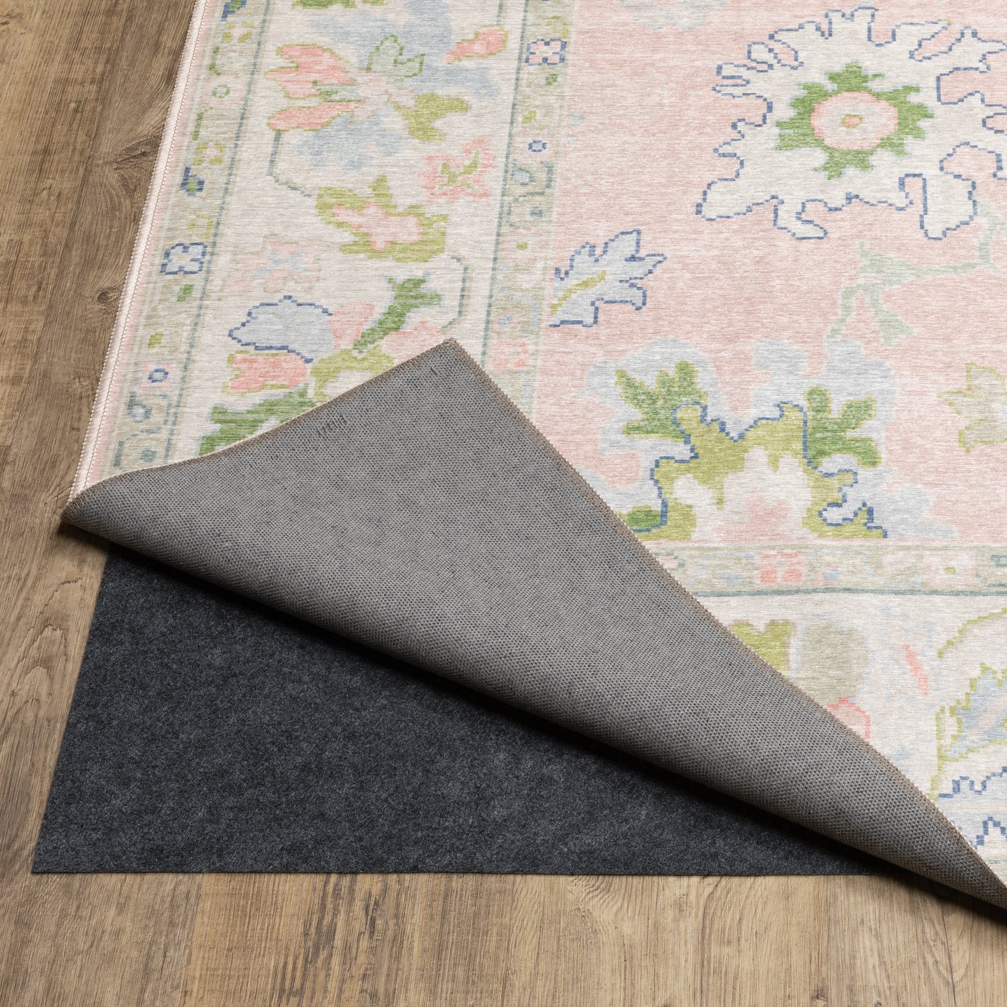 Oriental Weavers Addison  Pink Green Traditional