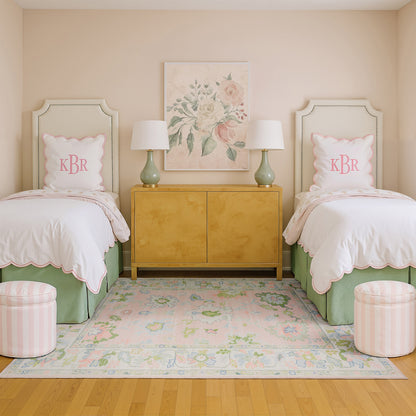 Oriental Weavers Addison  Pink Green Traditional