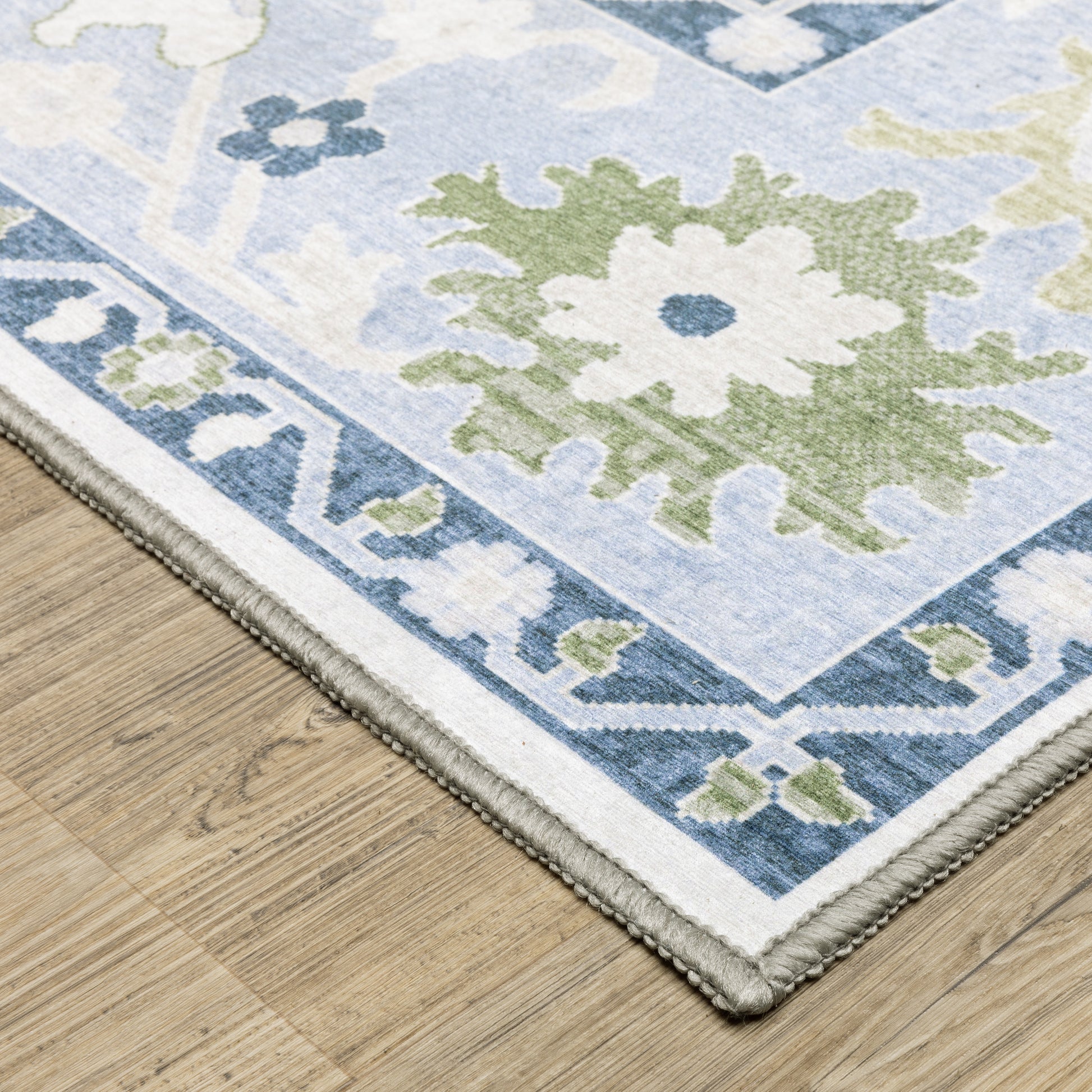 Oriental Weavers Addison  White Blue Traditional